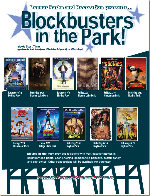 Aggregated Intelligence Denver Movies in the park